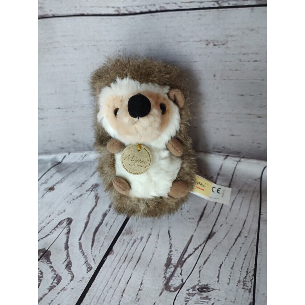 Miyoni Aurora Small 6" Plush Hedgehog Stuffed Animal Toy Cute Little Plush
